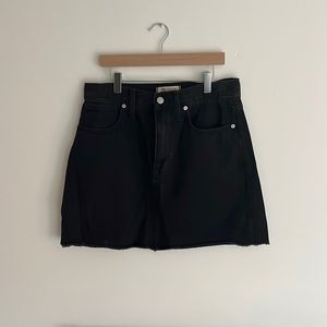 Madewell rigid denim skirt